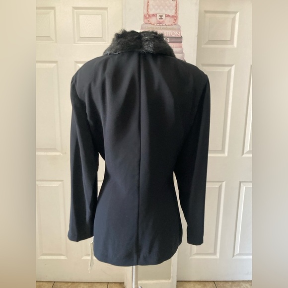 KS Womens Collection Plus Sz 18 Blazer With Faux Fur - Picture 5 of 9
